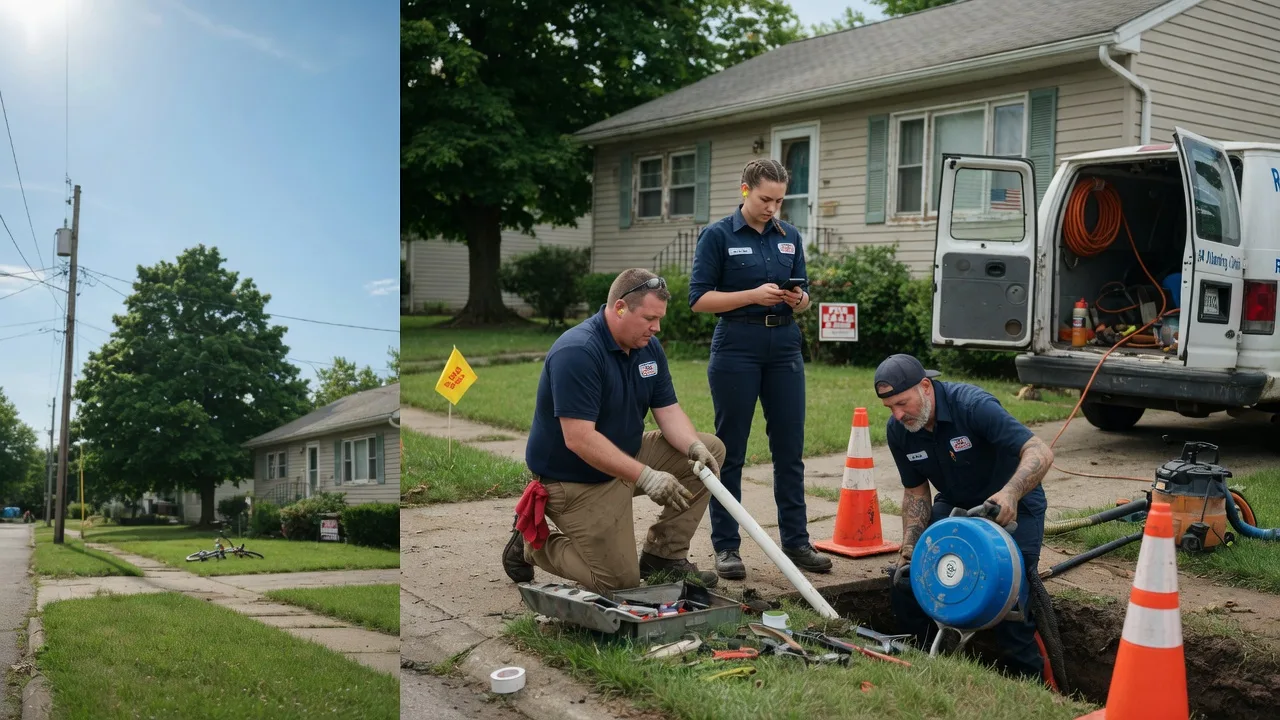 Sewer Line Repair in Dahinda, IL near me